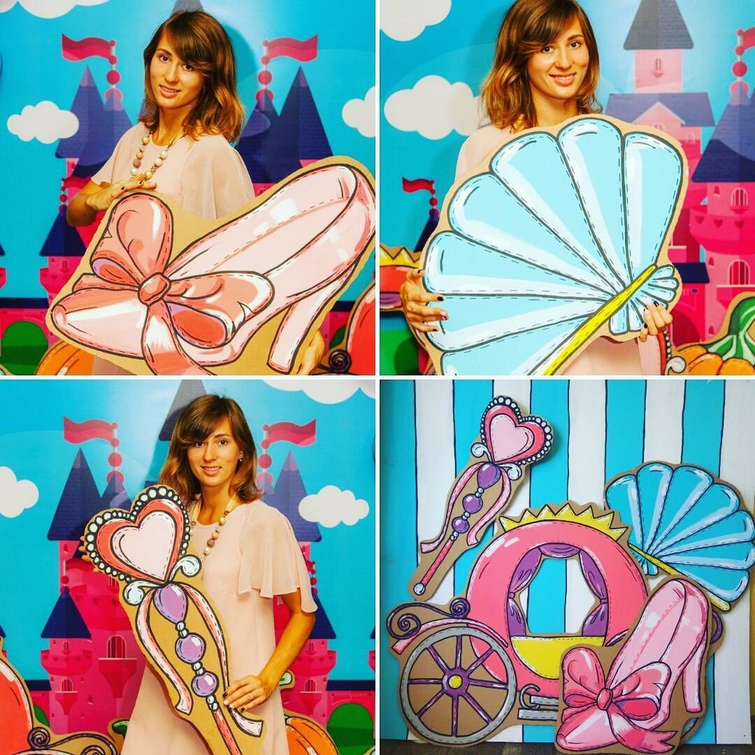 Фотозона из бумажных гирлянд