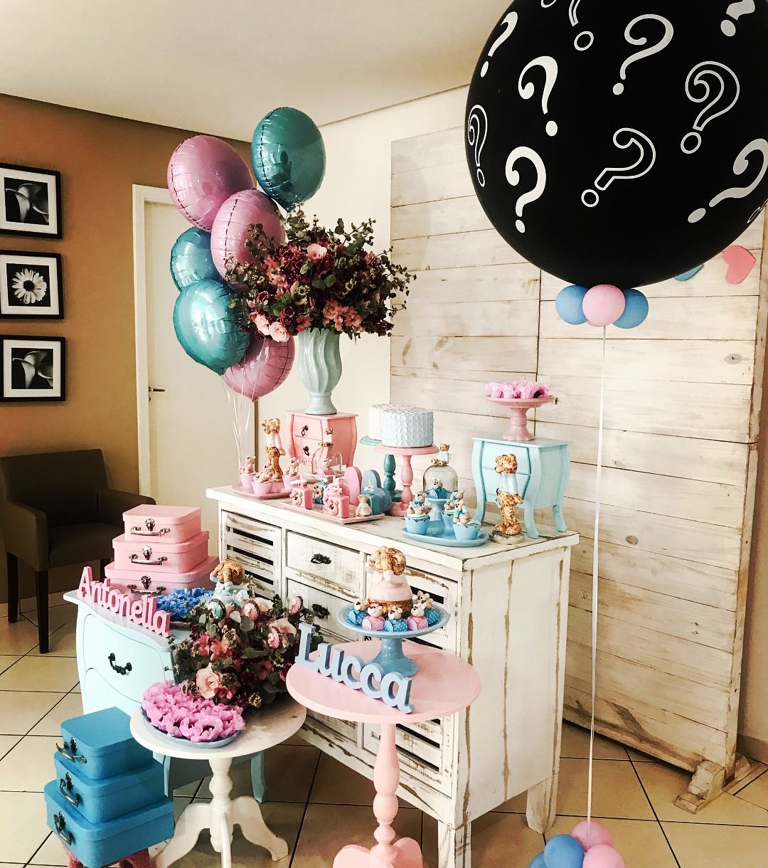 Фотозона на гендер пати своими руками