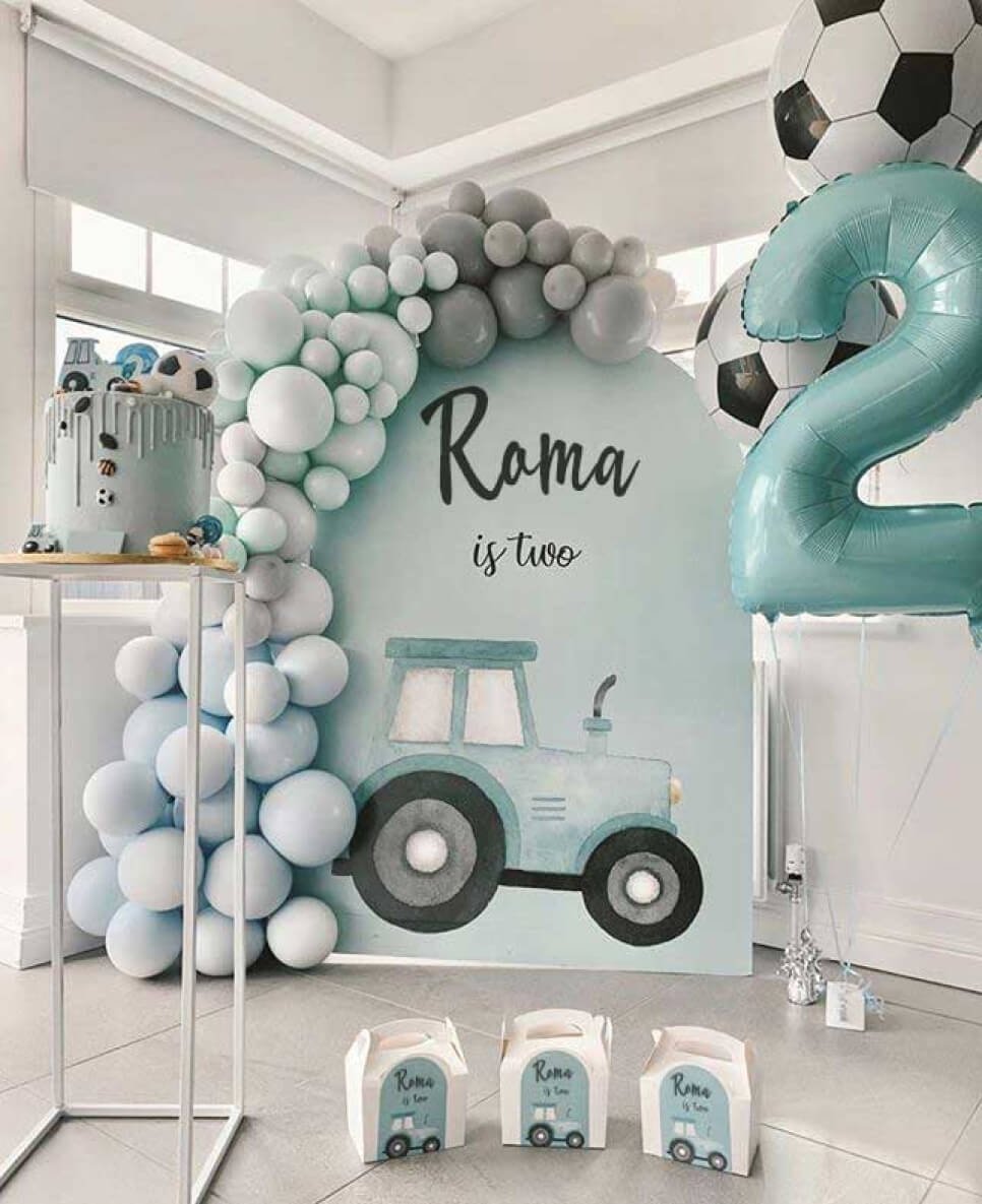 Фотозона на 1 годик мальчику своими