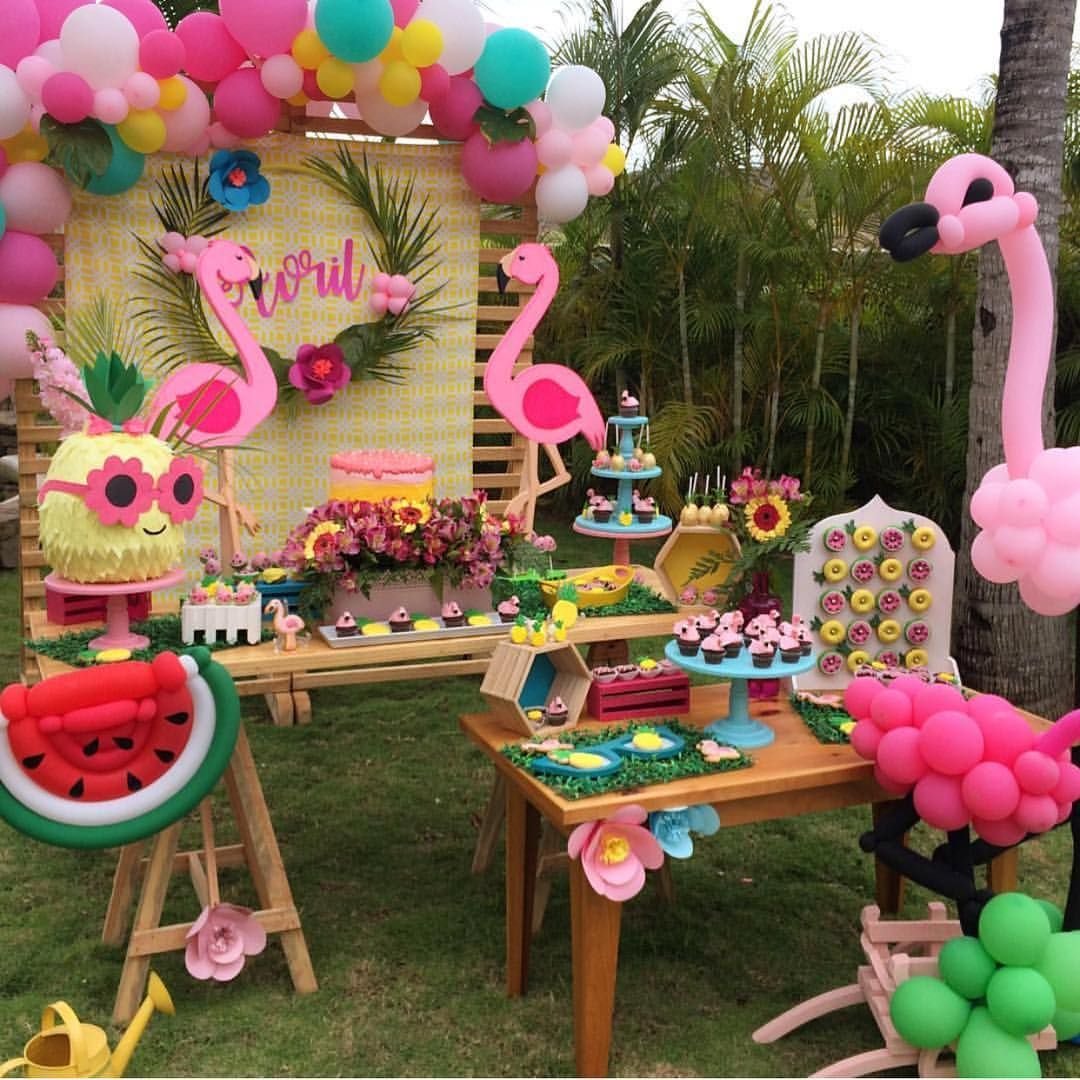 Детская вечеринка в гавайском стиле
