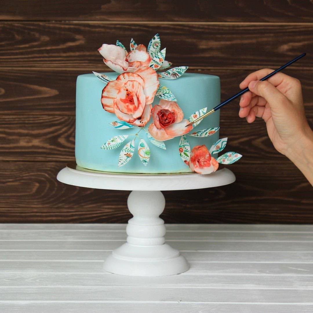 Украшение торта Минимализм