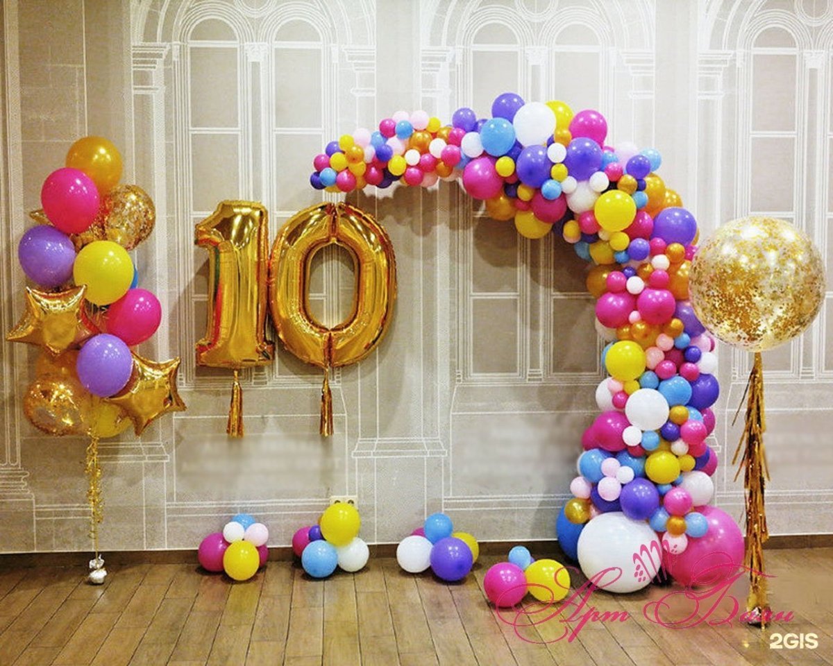 Украшение на день рождения девочки