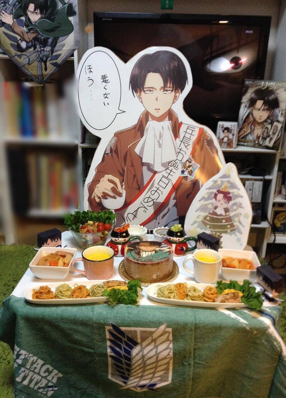 Леви атака титанов с днем рождения