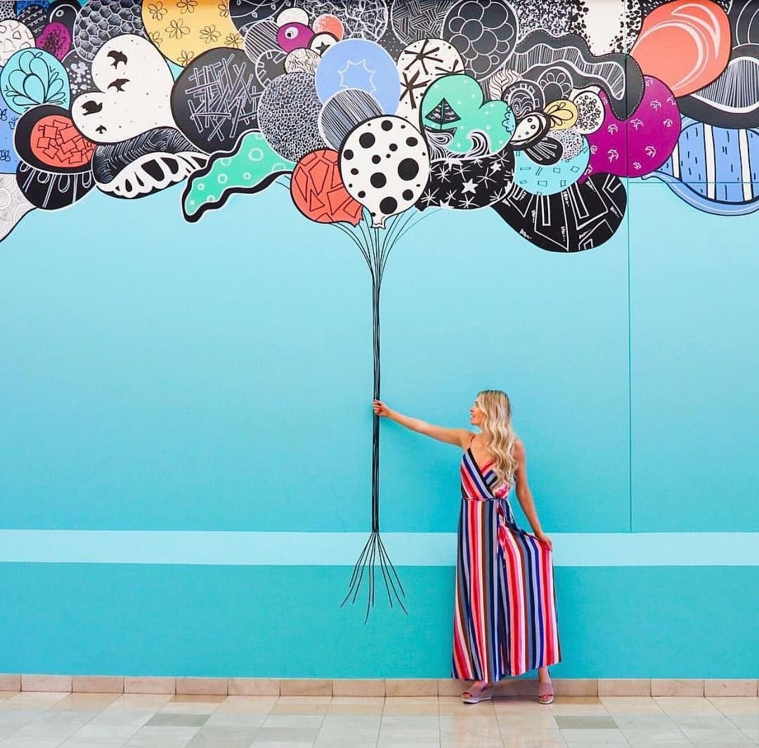 Фотозона на стене