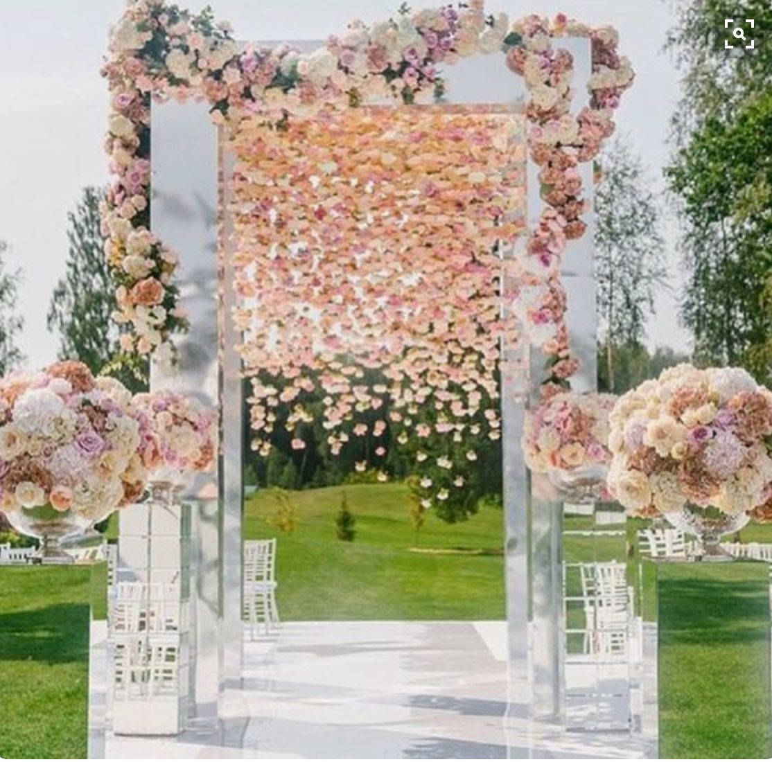 Свадебная арка марьяж