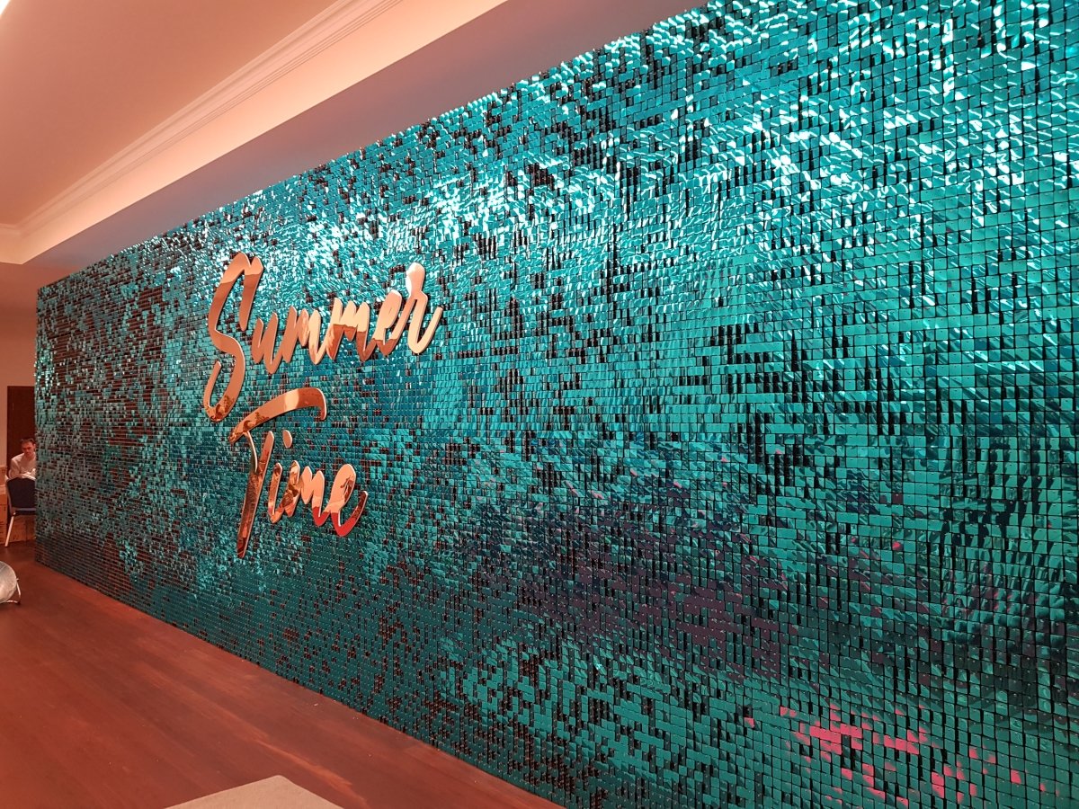 Рекламные пайетки фон