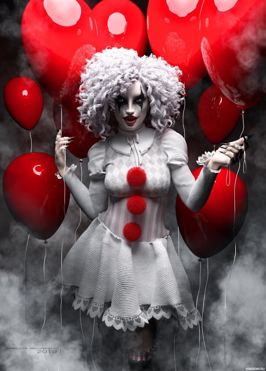 Харли Квинн клоунесса