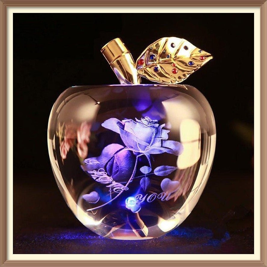 Гравировка внутри стекла