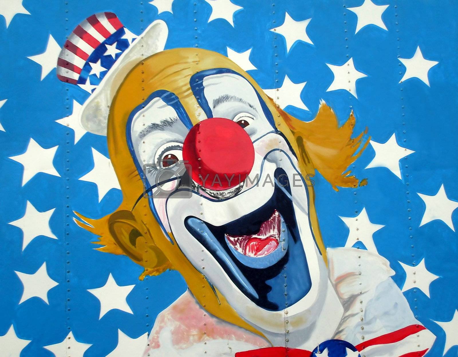 Звук смеха клоуна. Американский клоун. Клоун дядюшка Сэм. Сэм и клоуны.