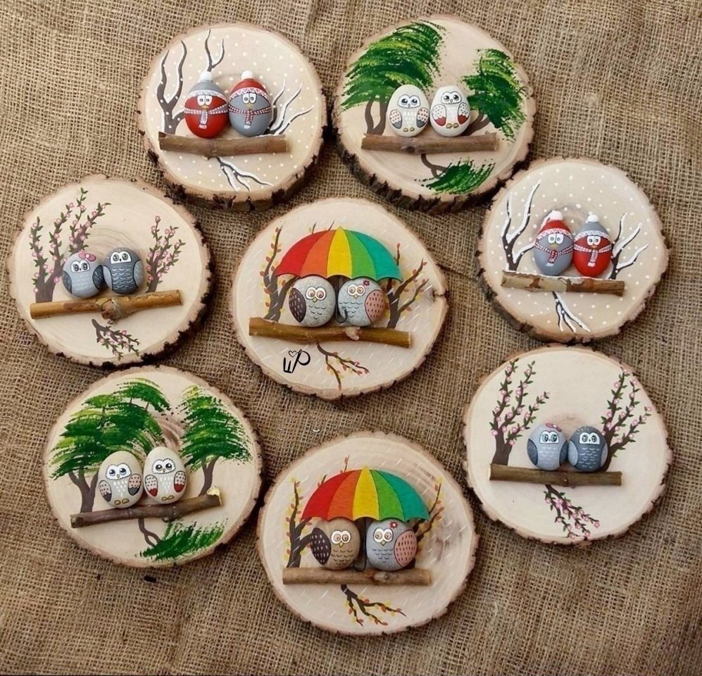 Поделки на спиле дерева