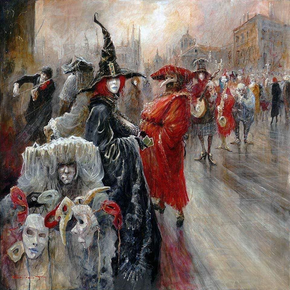 Алекс Левин венецианские маски