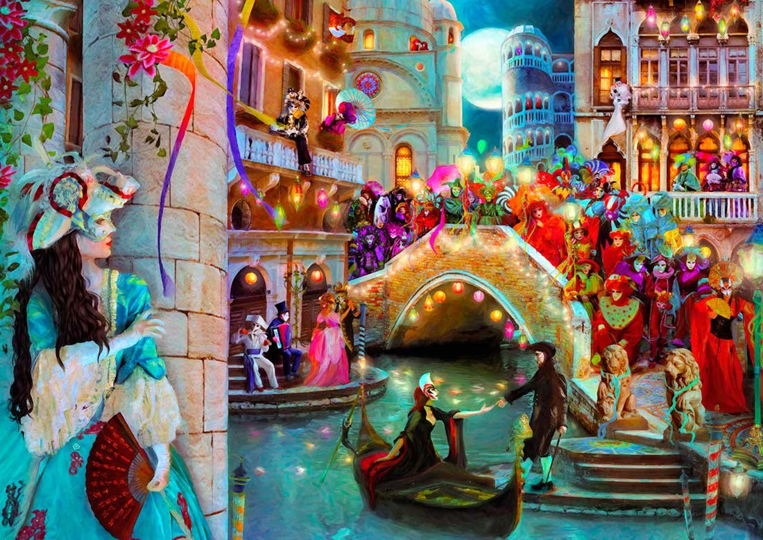 Венеция карнавал картины