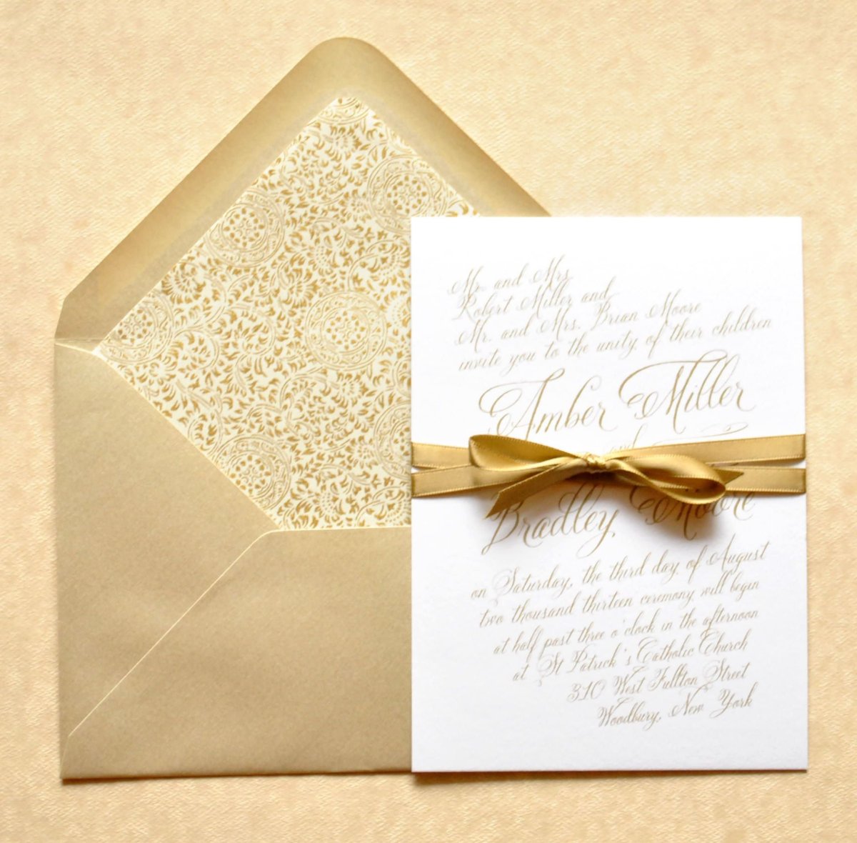 Пригласительные на золотую свадьбу