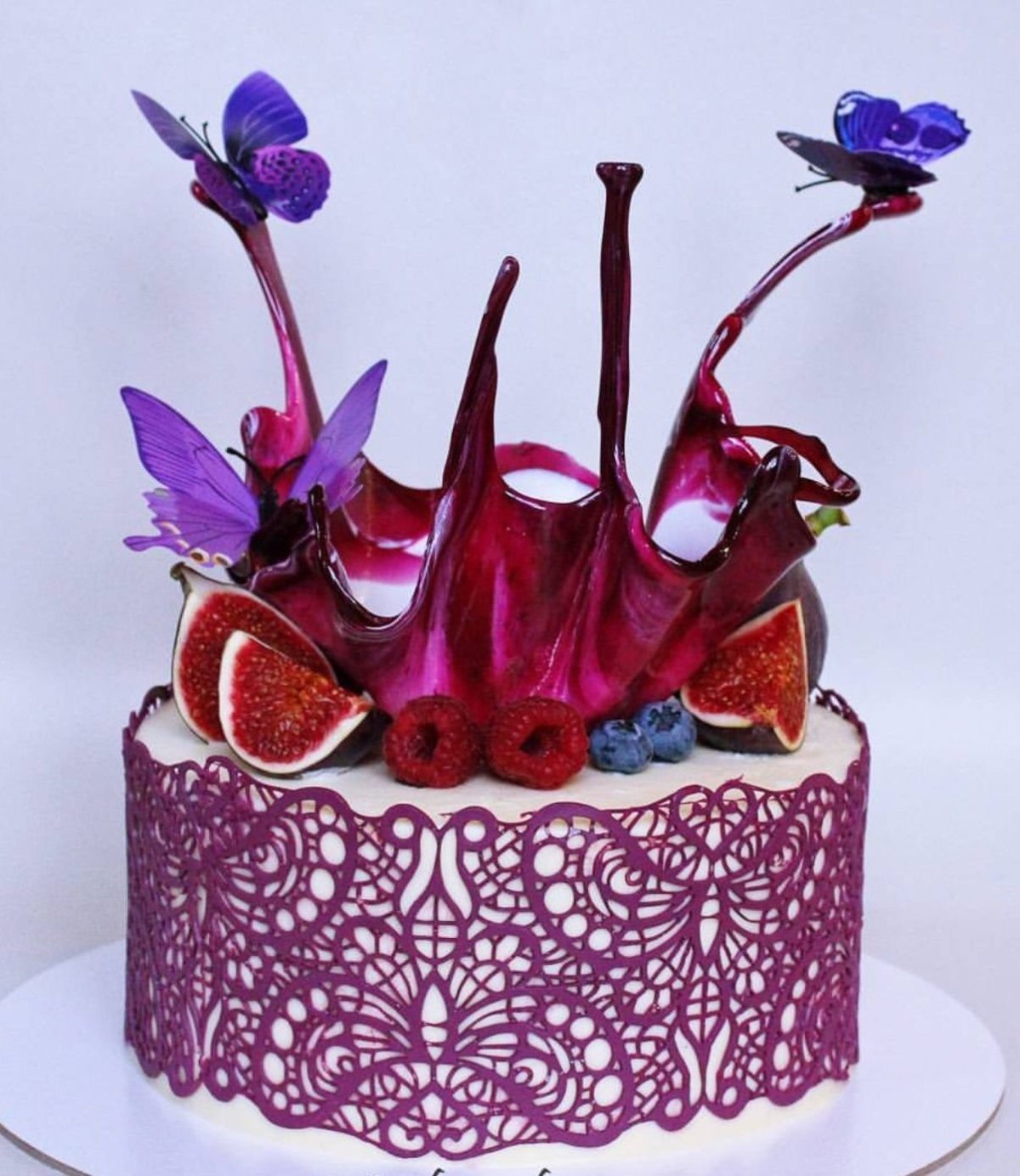 Цветочная композиция торт