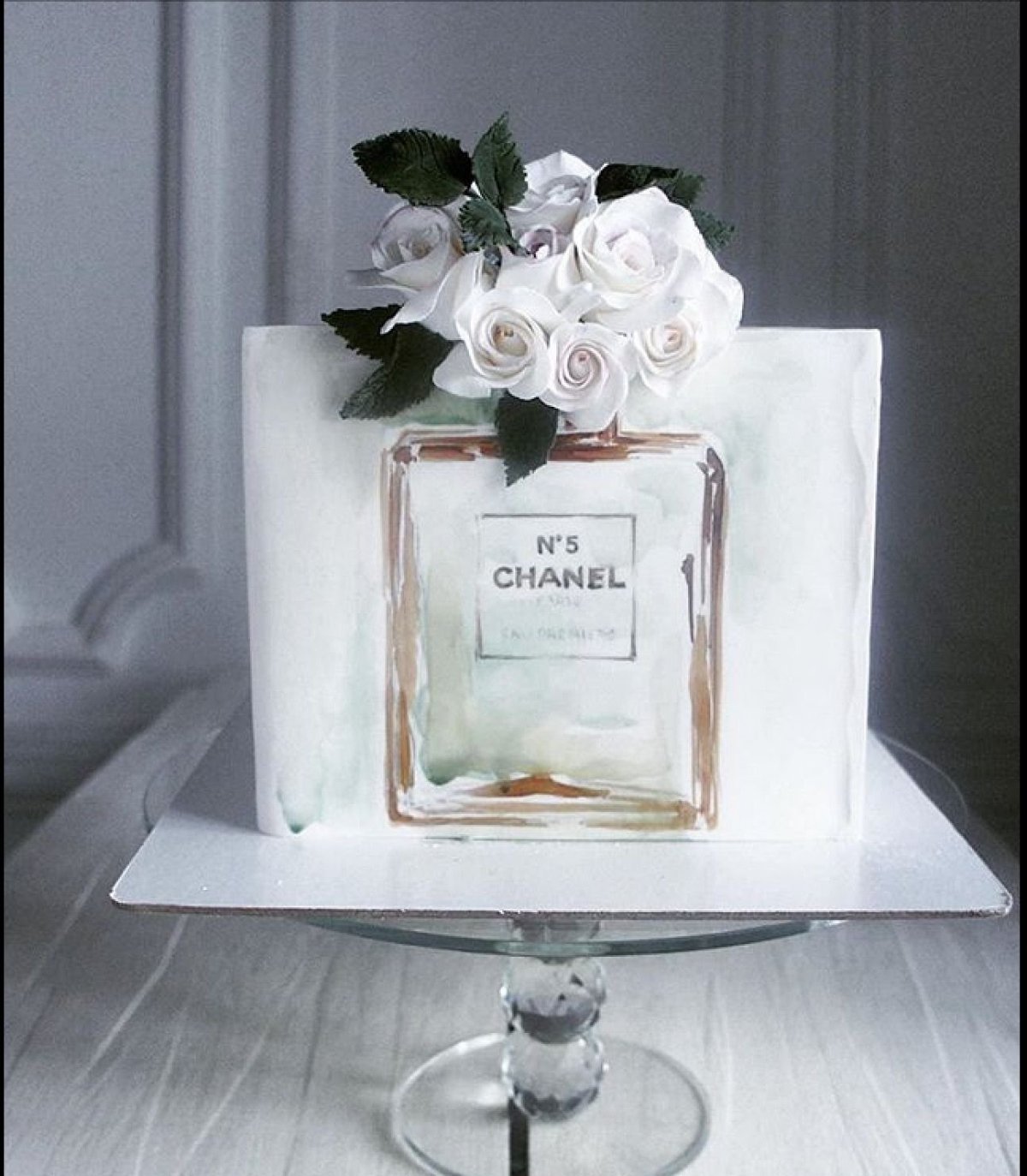 Торт цветы ваза