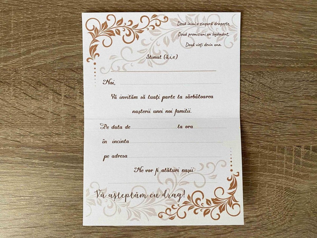 Свадебные приглашения фиолетовые