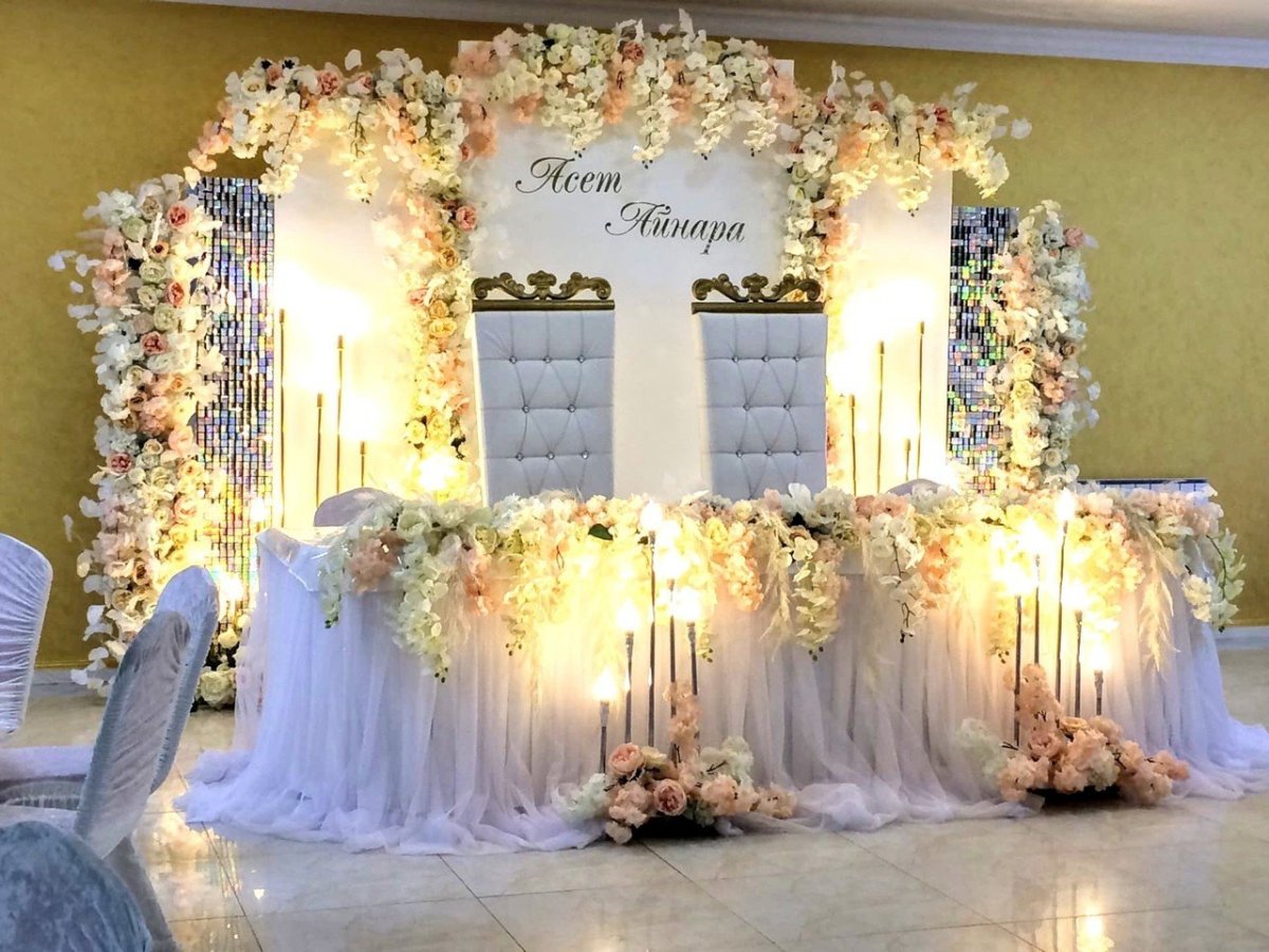 Декор свадебного зала 2022