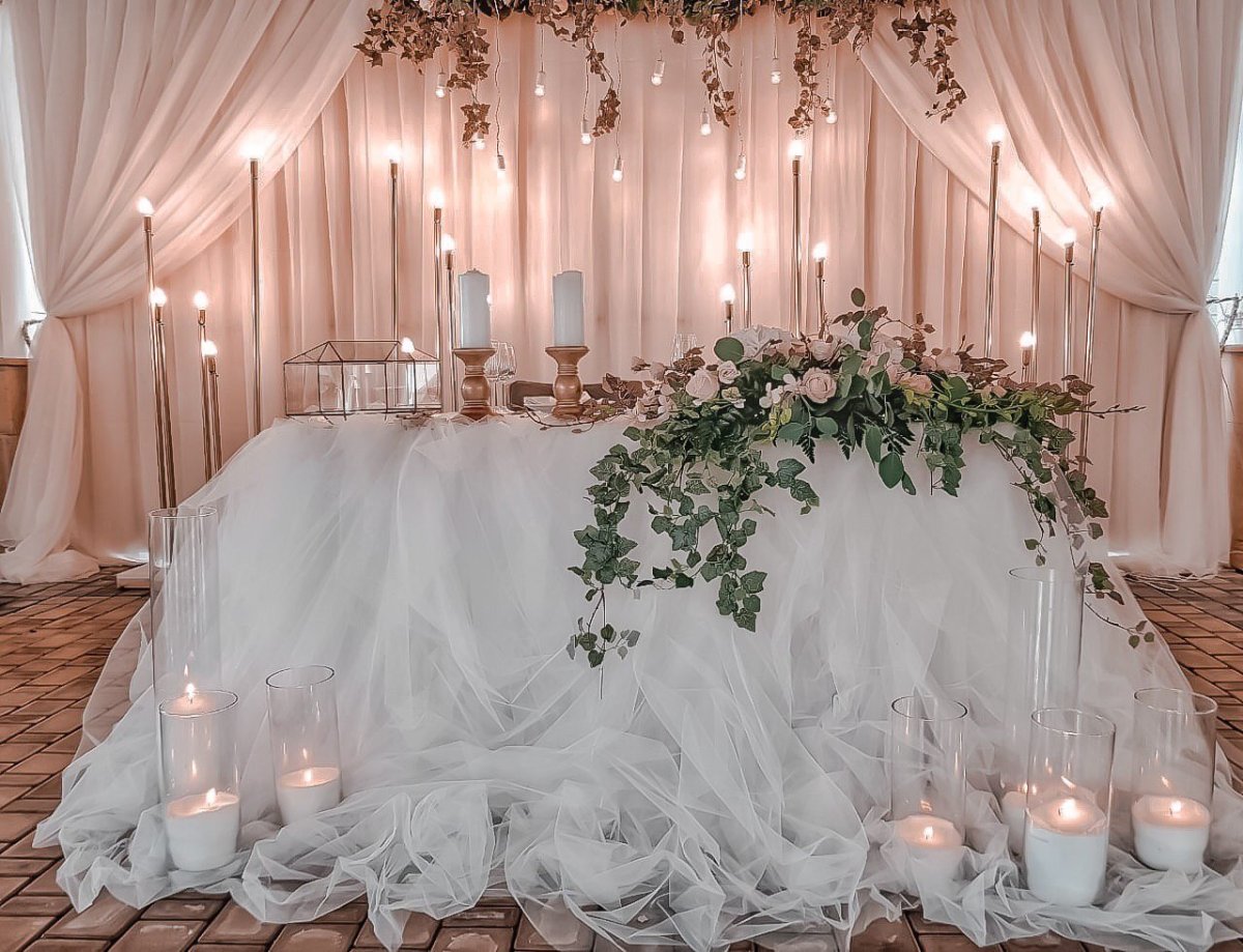 Красивое оформление зала на свадьбу фото по модному