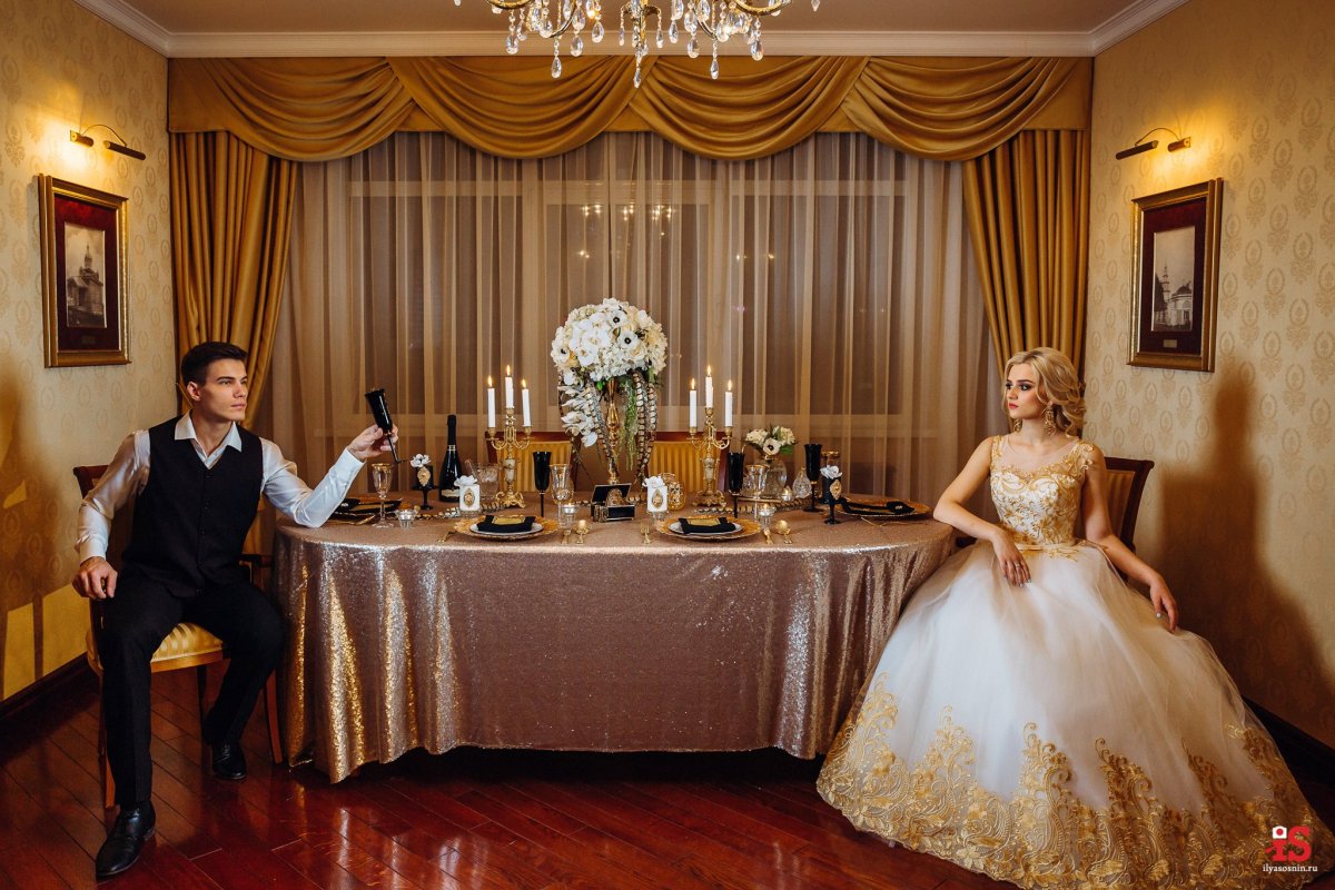 Свадьба в золотом цвете