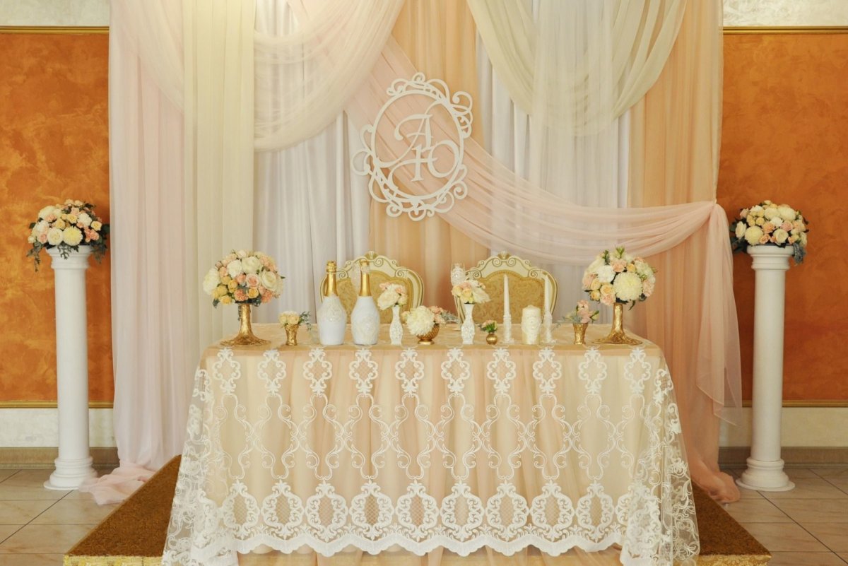 Свадьба в изумрудно золотом цвете