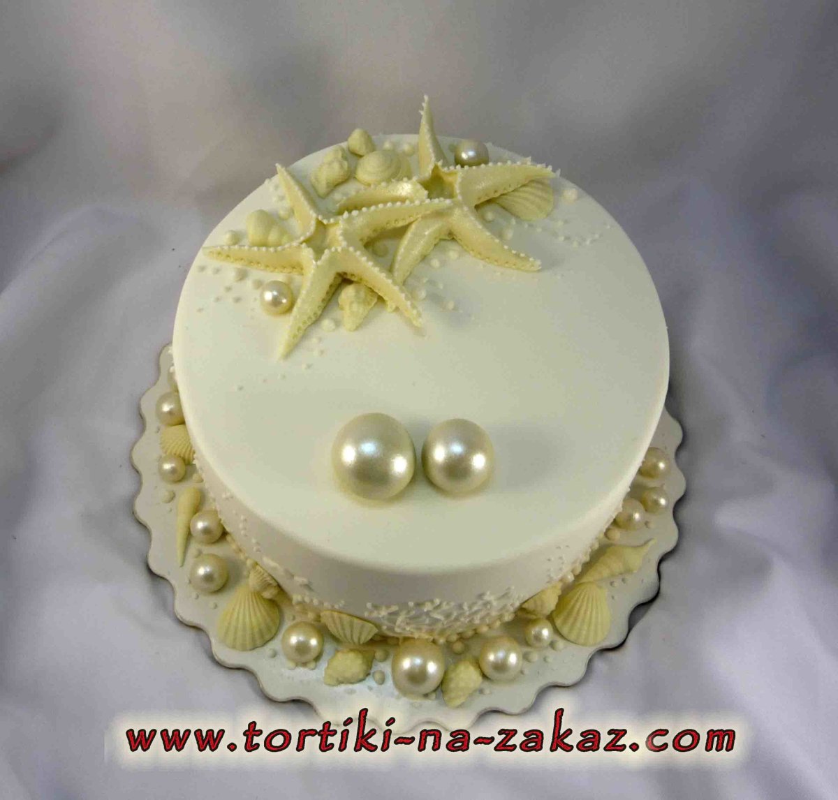 Торт с жемчугом