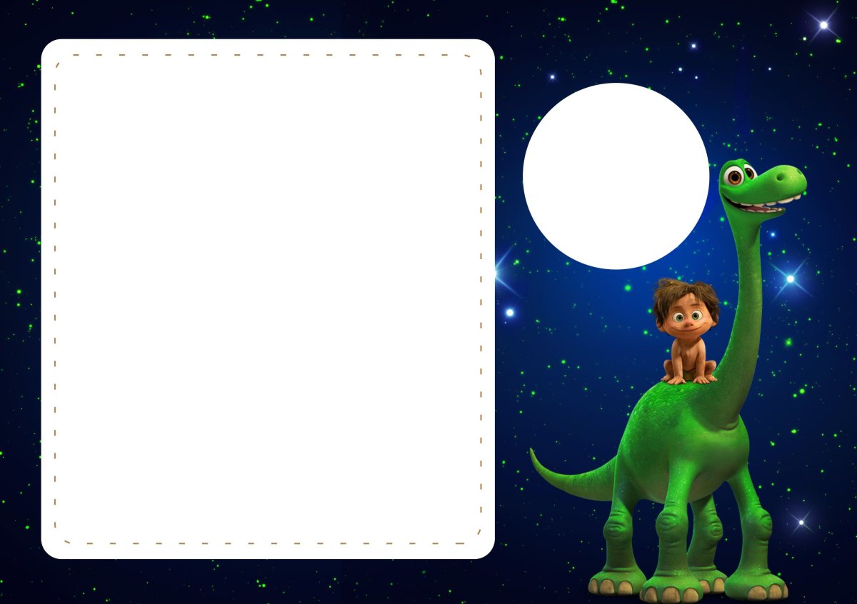 Пригласительные на день рождения с динозаврами