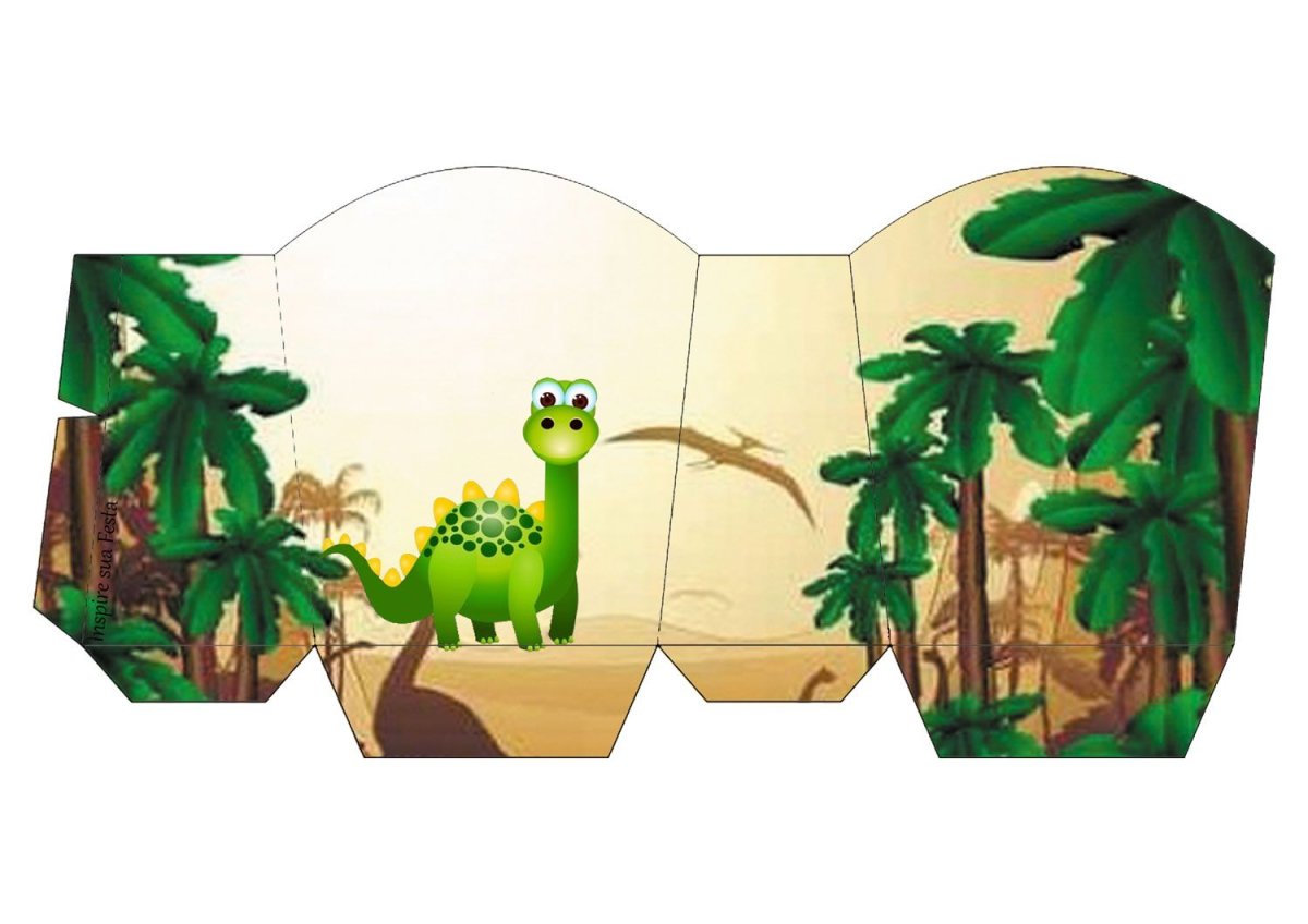 Коробочки с динозаврами