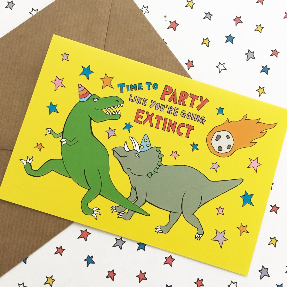 Прикольные открытки своими руками на день рождения с динозаврами