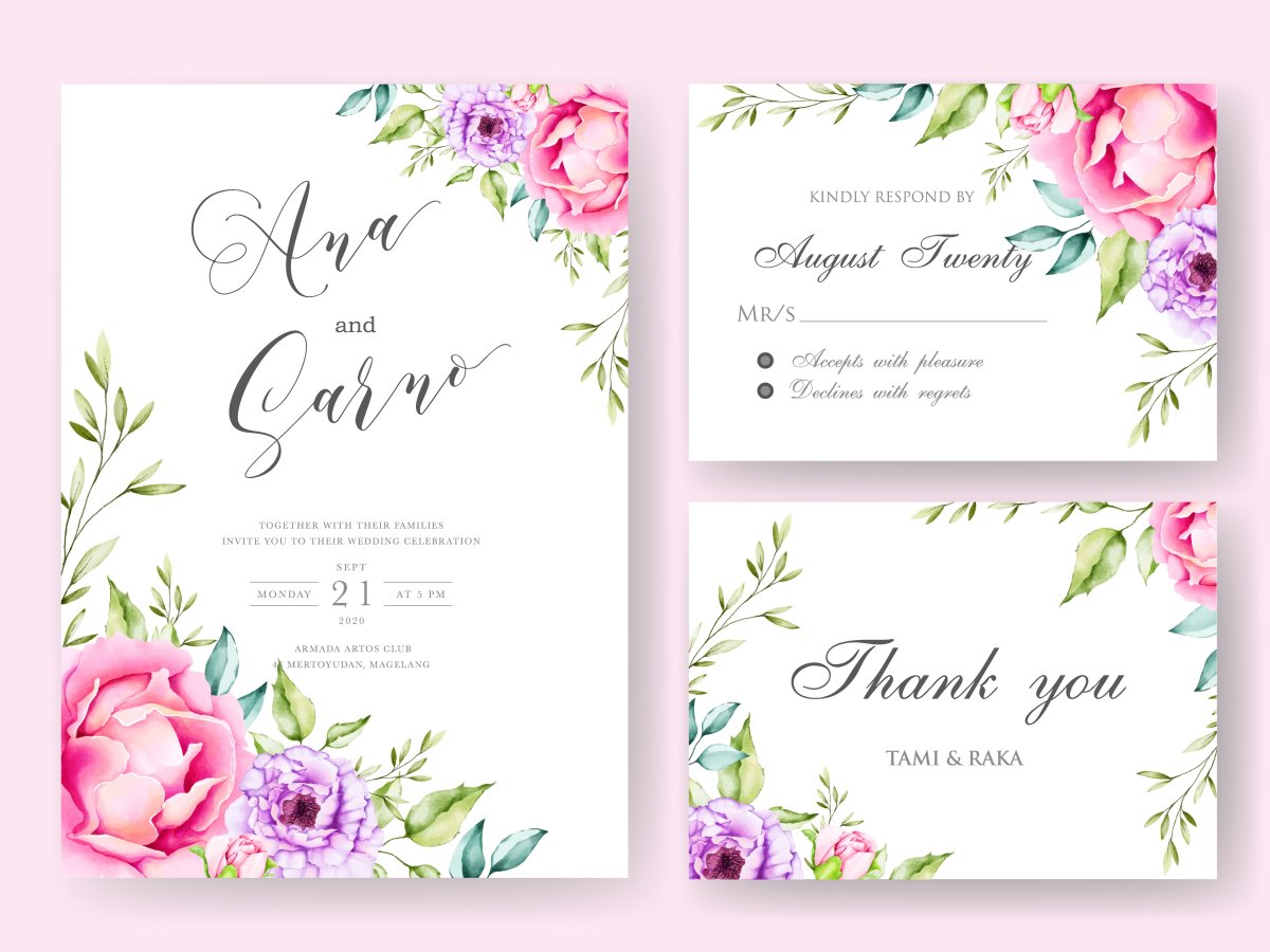 Пригласительные на свадьбу шаблоны