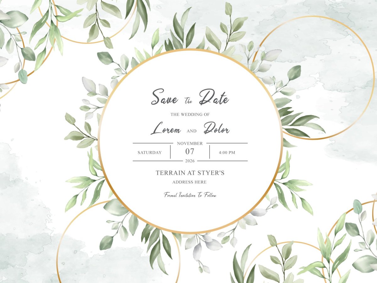 Векторные приглашения на свадьбу