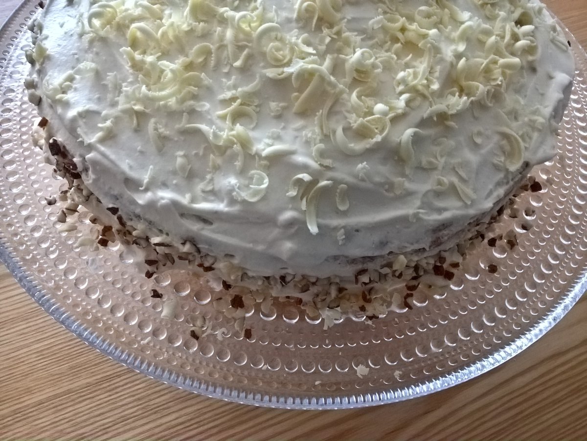 Торт из растительных сливок