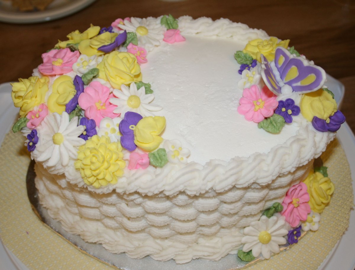 Белково-масляный крем для украшения