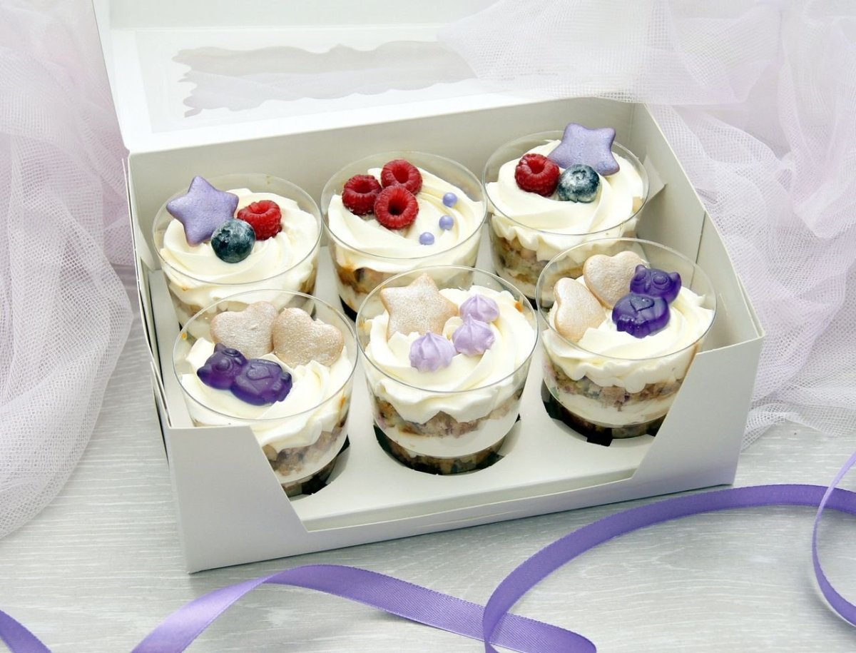 Трайфл груша-карамель