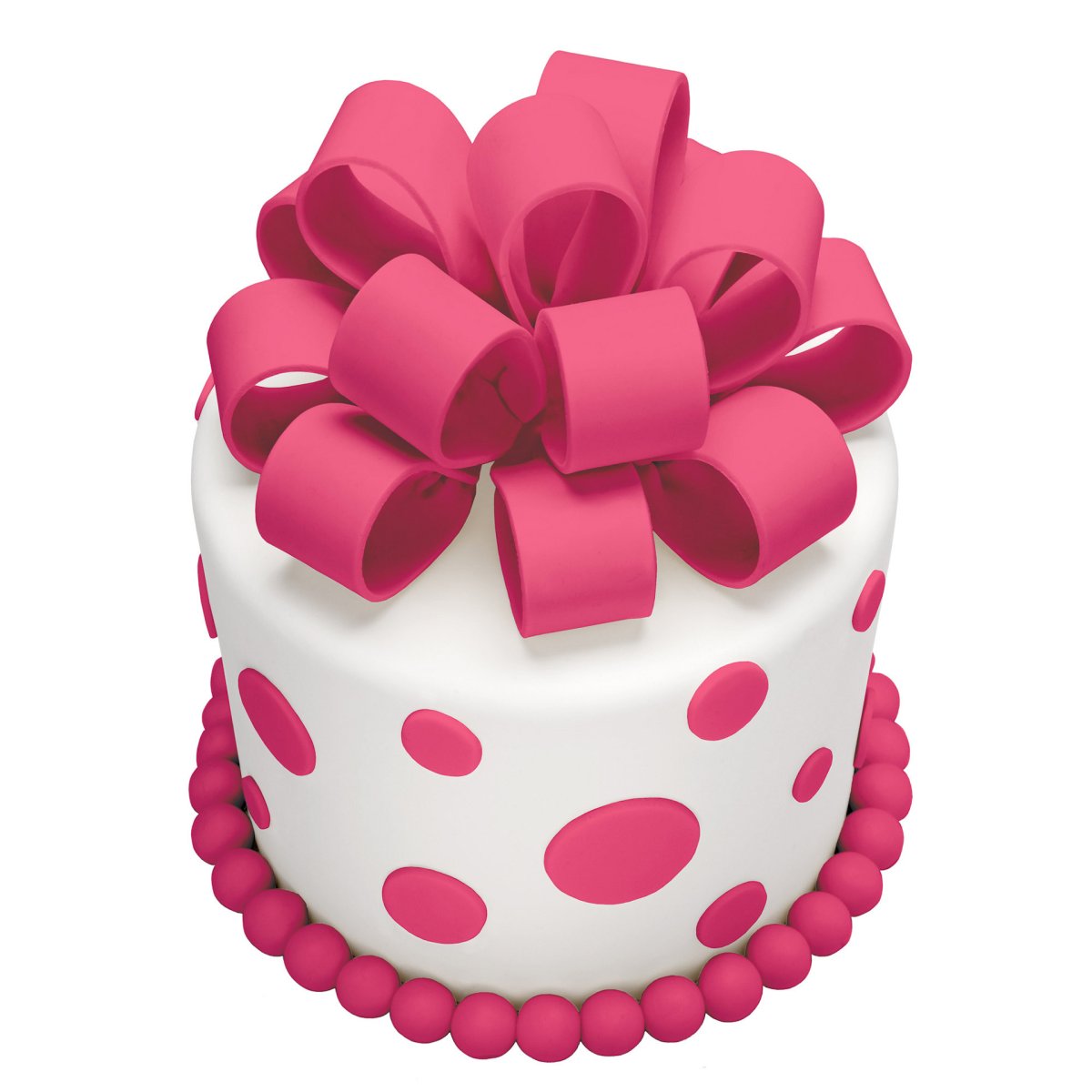 Торт к коричневым бантом