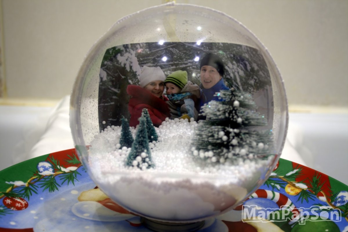 Прозрачный шар для поделок