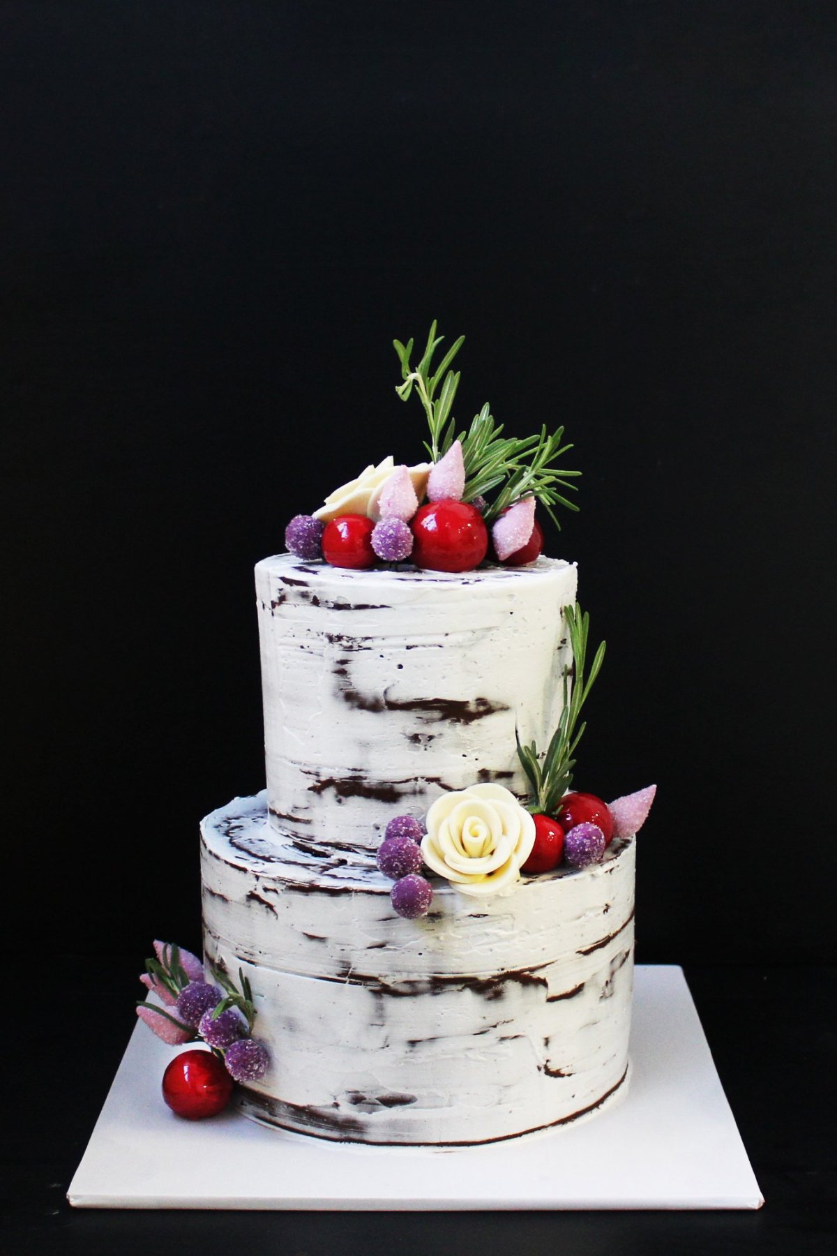 Торт молочная девочка с персиками