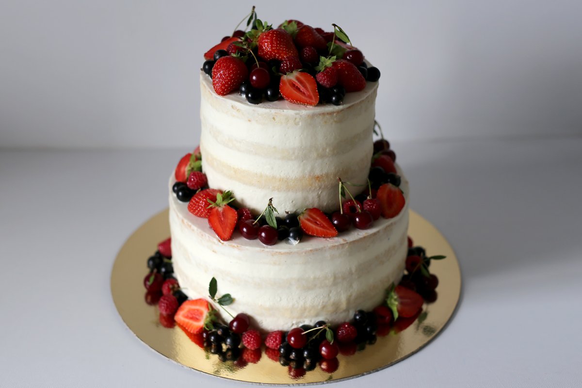 Торт вишня Кокос