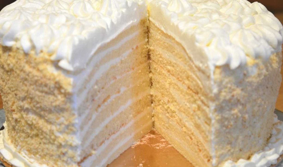 Торт 2 яруса с ягодами