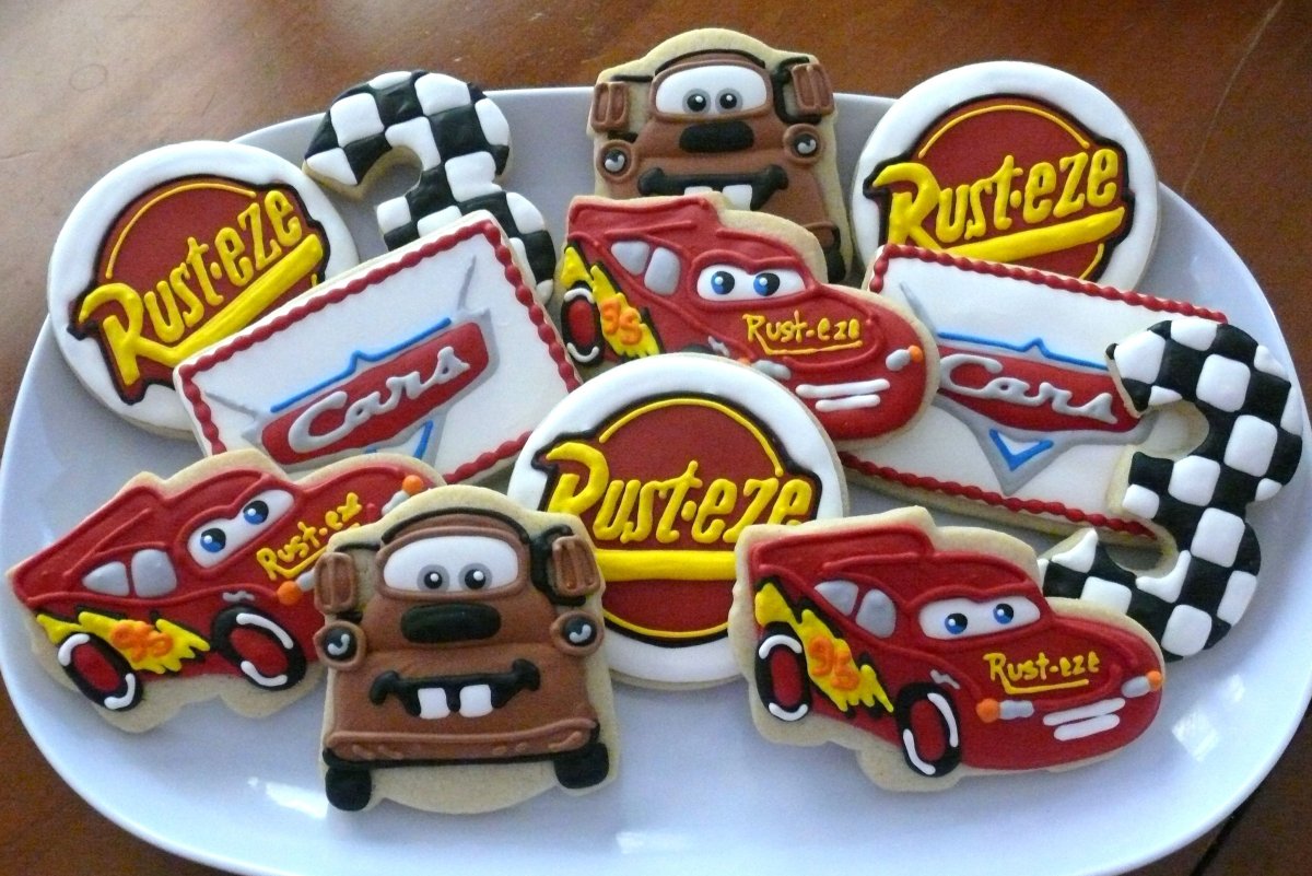 Торт молния Маккуин