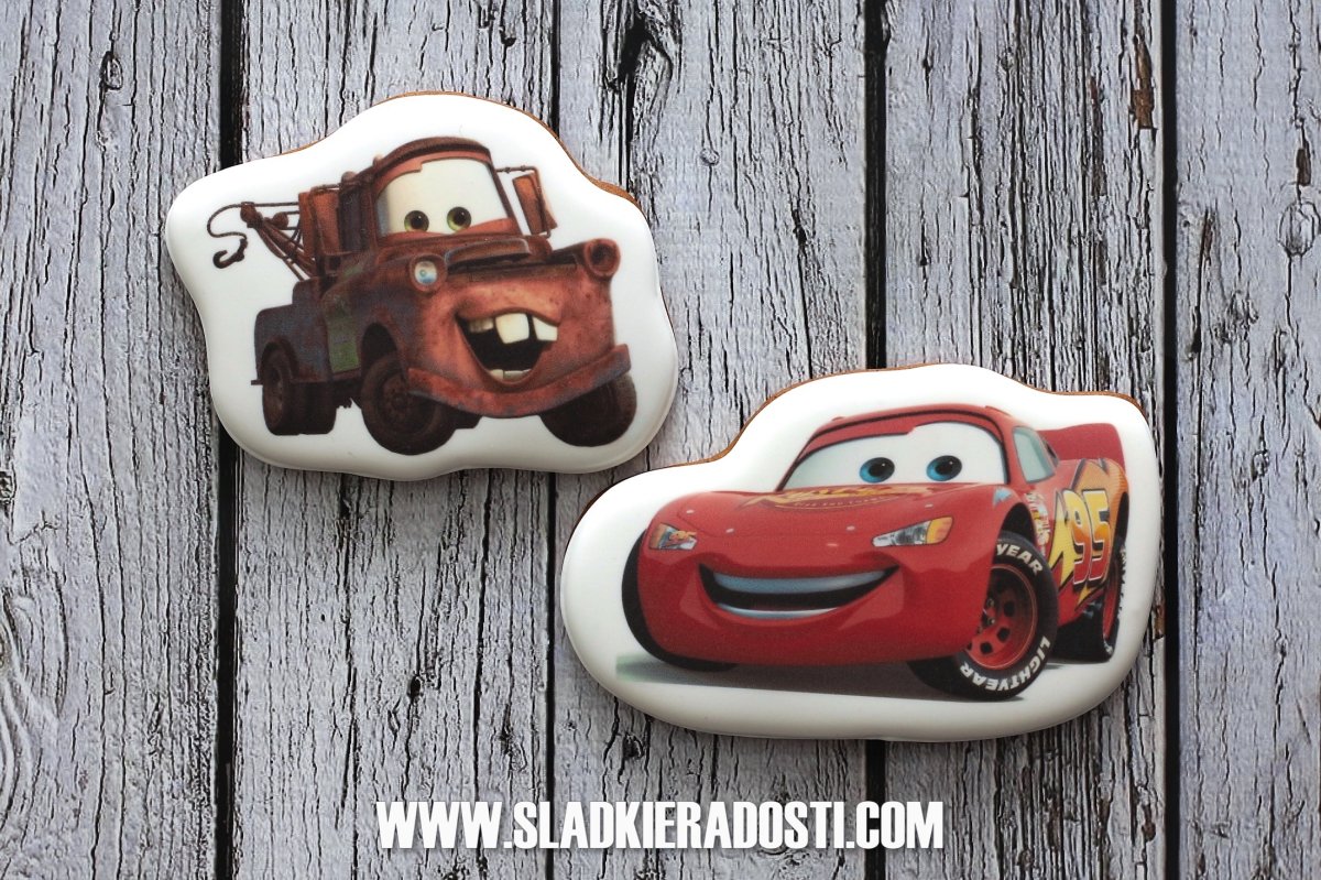 Набор пряников с пожарной машиной