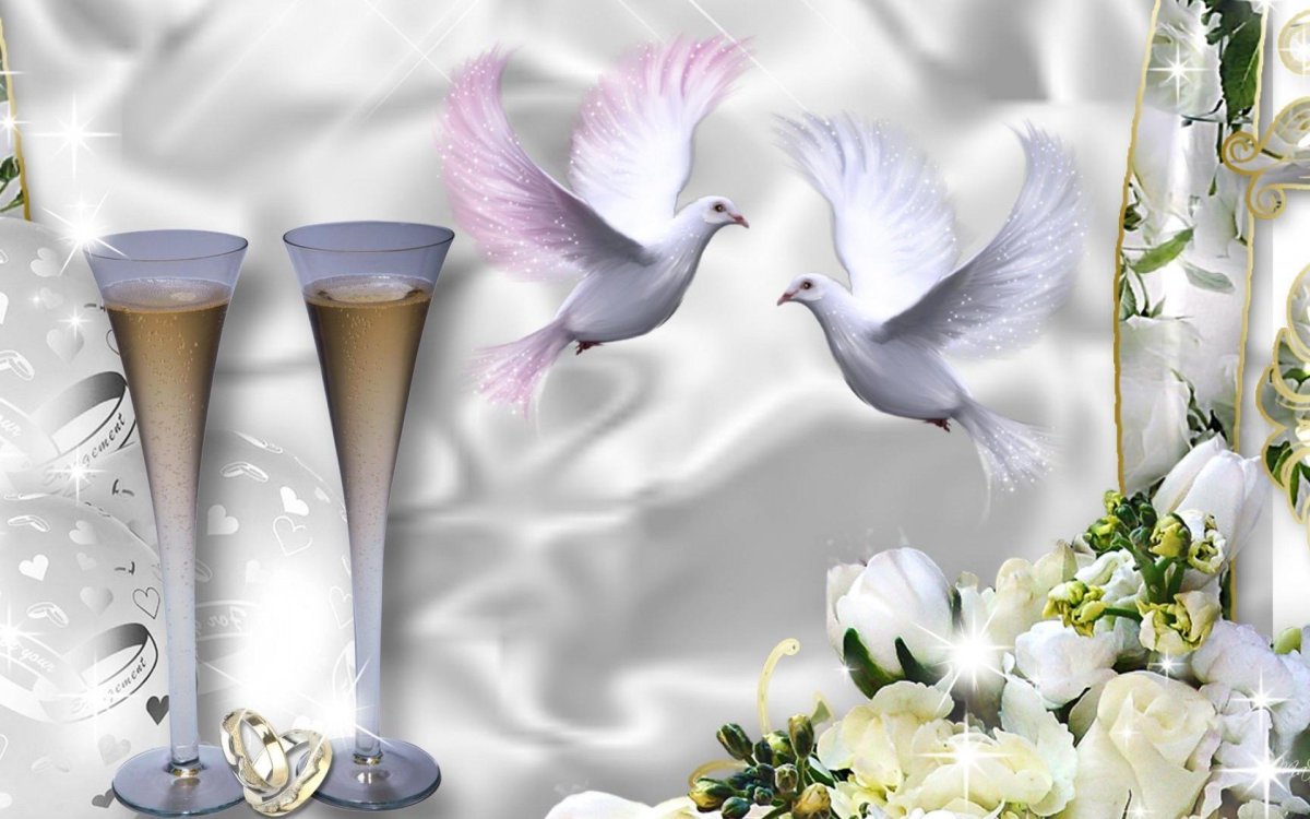 Серебряная свадьба открытки