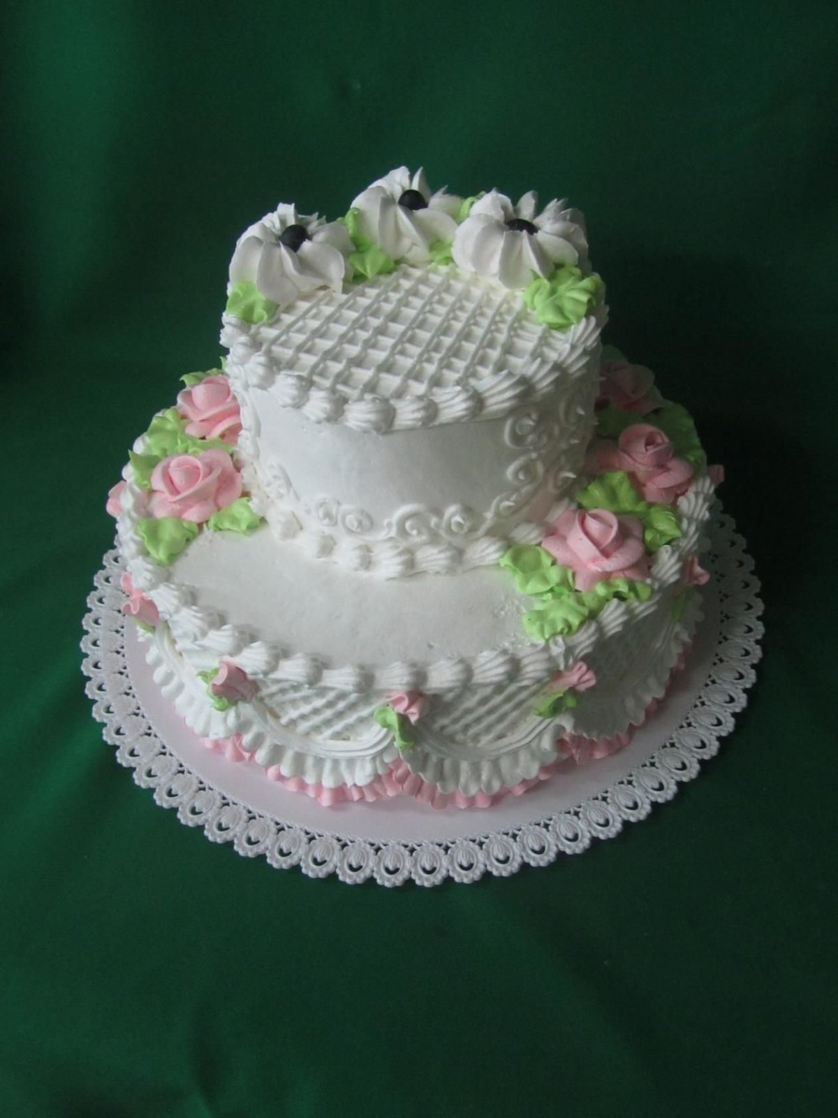 Свадебный торт с белковым кремом