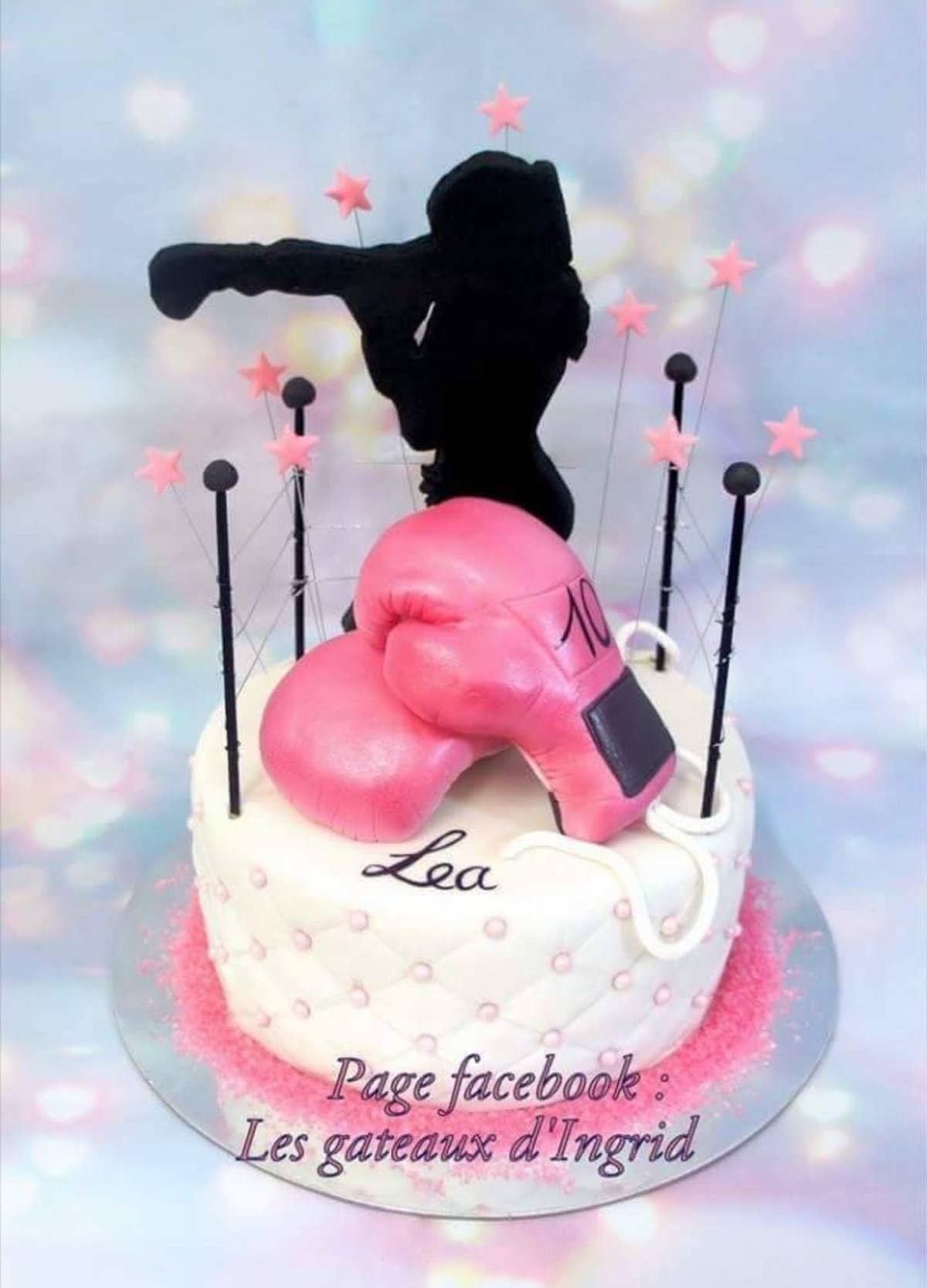 Торт для девочки боксера