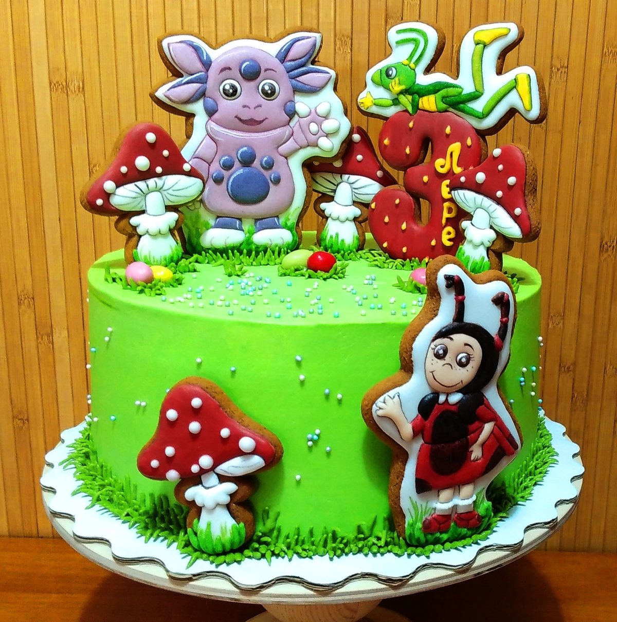 Торт с Лунтиком для мальчика 4 года