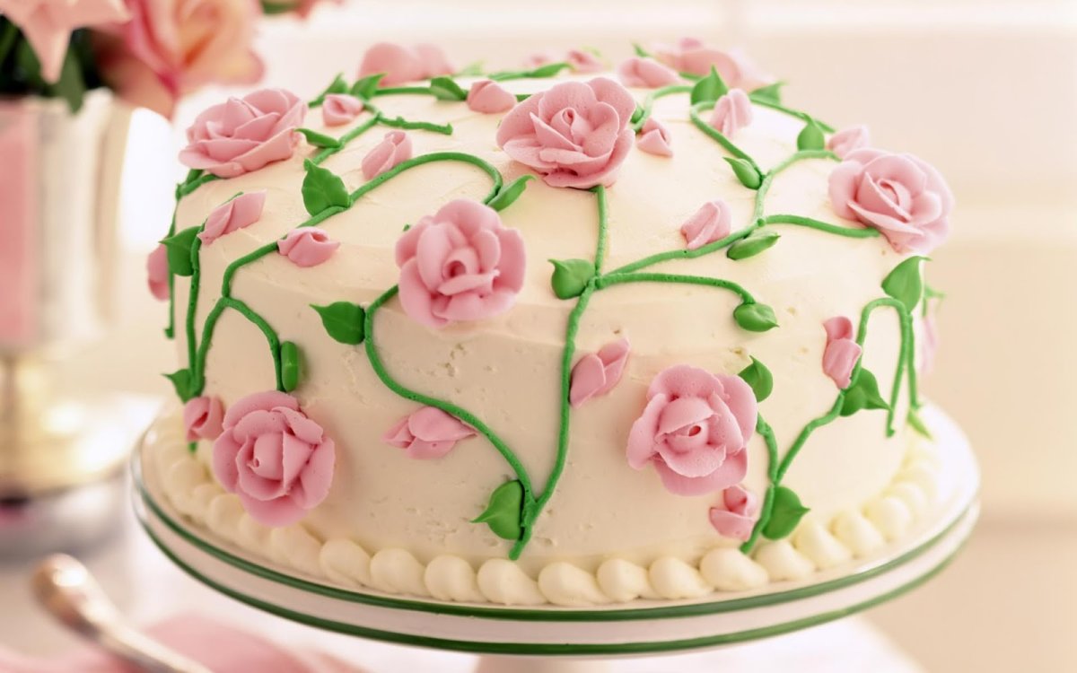 Украшение торта мастикой