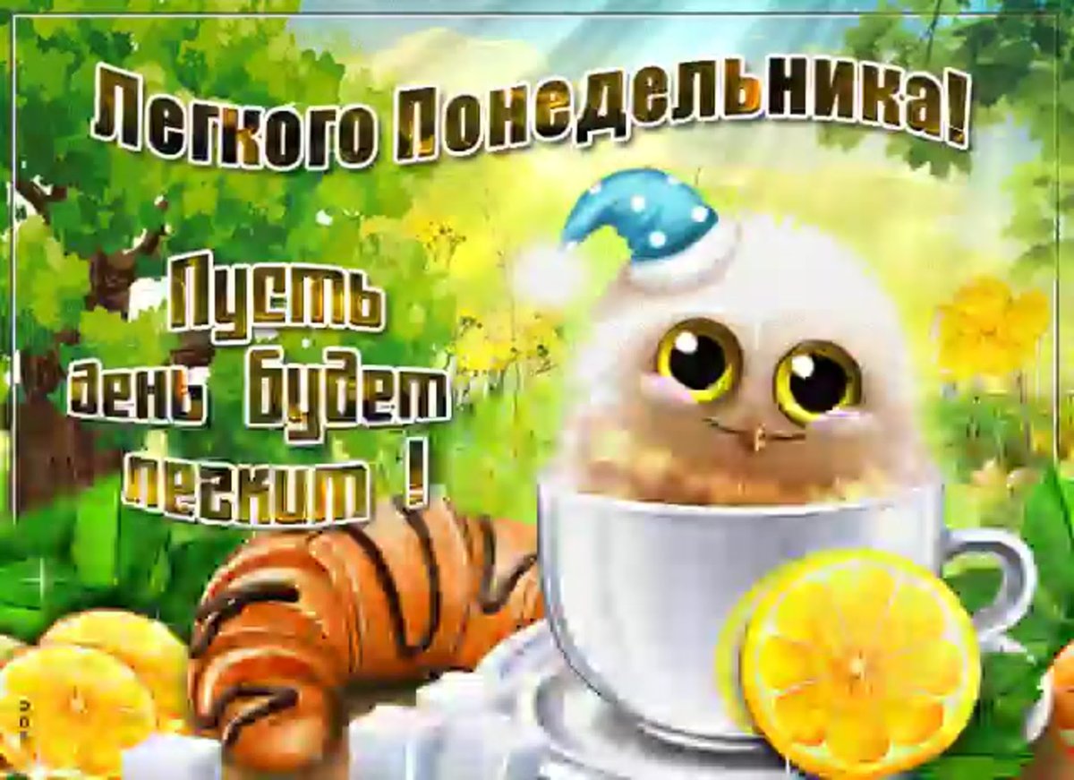 Доброе утро понедельника картинки