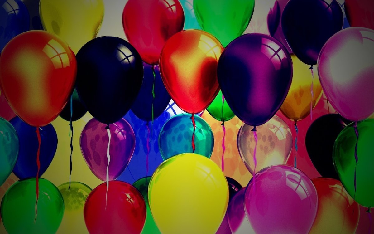 С днём рождения шарики воздушные