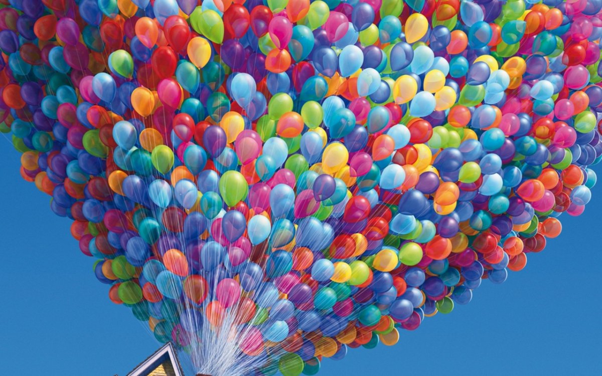 Праздничные шарики на день рождения