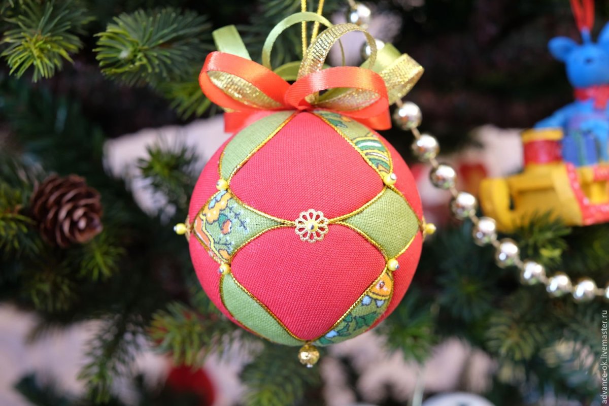 Новогодние шары кимекоми