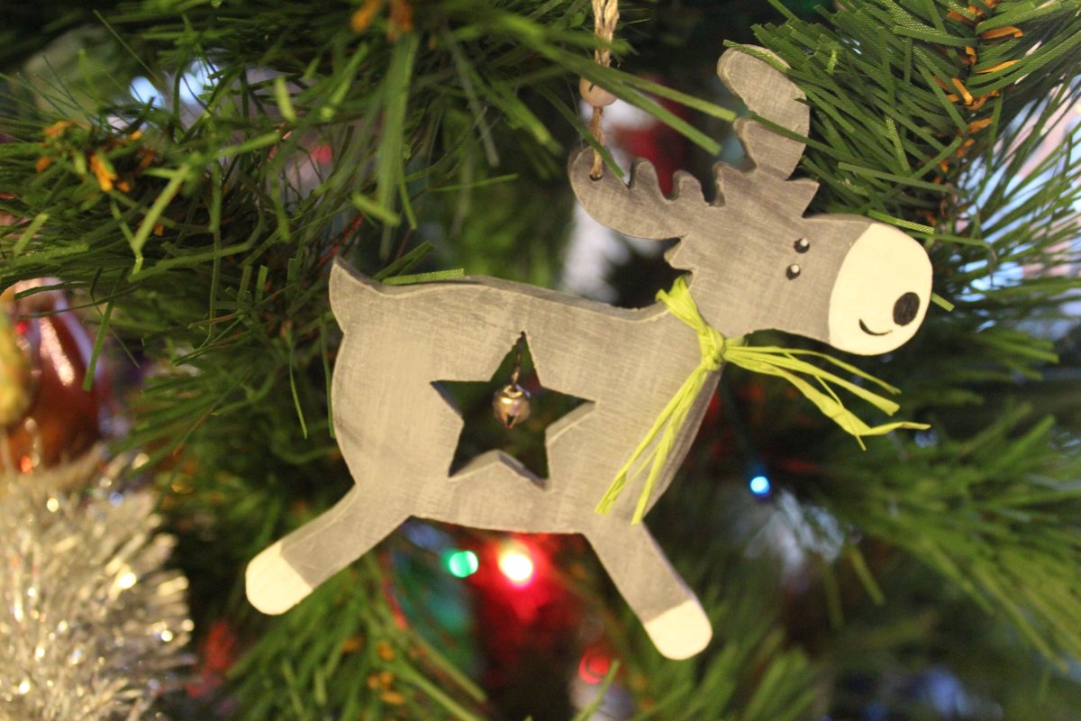 Елочные игрушки из фанеры